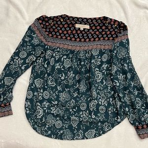 LOFT Petites size XSP floral women’s blouse.